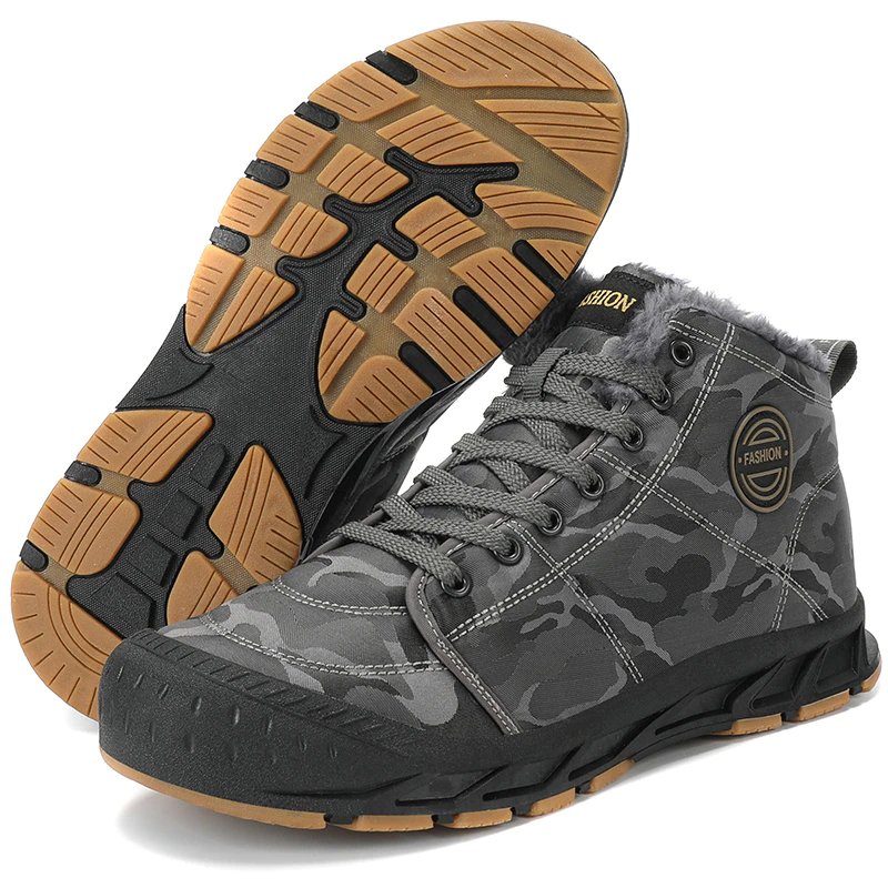 Herren-Boots-Winterschuhe-SportRun-Gef-tterte-Schuhe-Outdoor-Sneaker-21