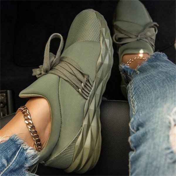 Soft Sneaker gefüttert mit Baumwolle für Damen | SportRun Outdoor Schuhe Freizeit- Laufschuhe