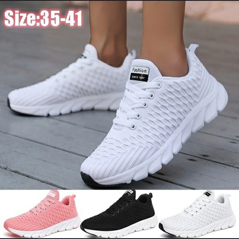 Sneaker-Outdoor-Freizeitschuhe-gef-ttert-mit-Baumwolle-SportRun-Damen-Laufschuhe-2