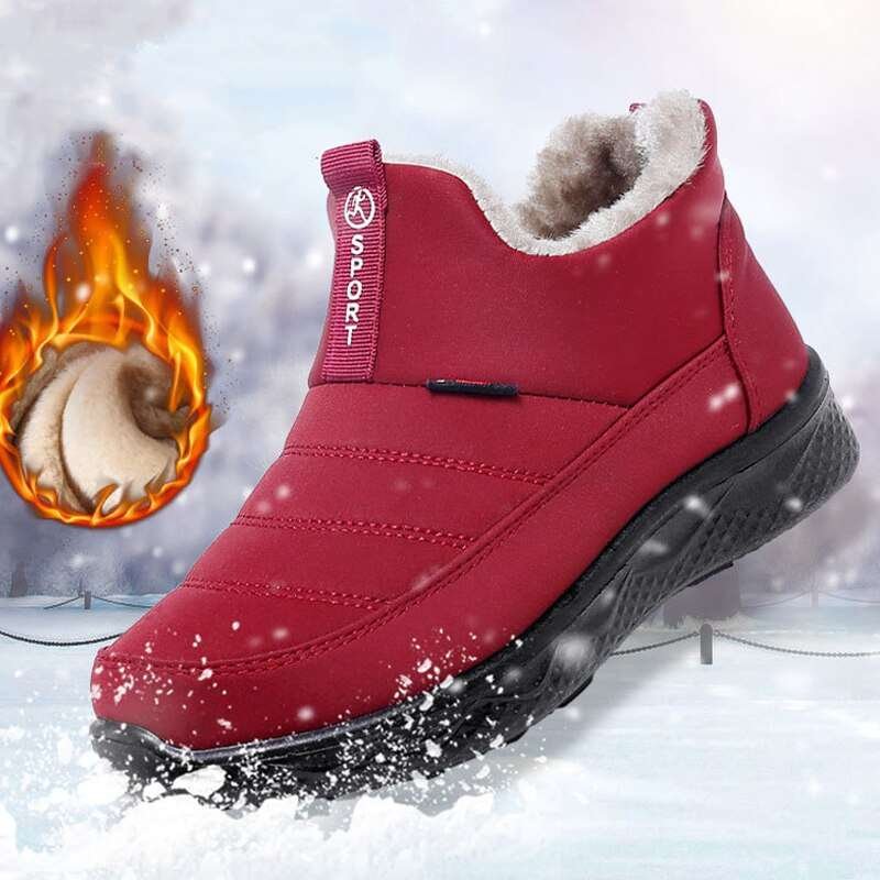 Slip-on Winter Sneaker Gefüttert - Wasserdicht & Rutschfest Für Herren/Damen